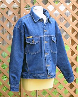  PRSN Blu Denim Jacket Made in USA by Inmates Mens Size Medium M