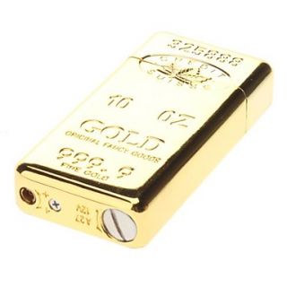 USD $ 5.49   Gold Brick Gas Lighter,