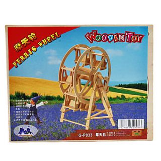 USD $ 8.49   Wooden 3D Puzzle Ferris Wheel Toy for Kids (G P033),