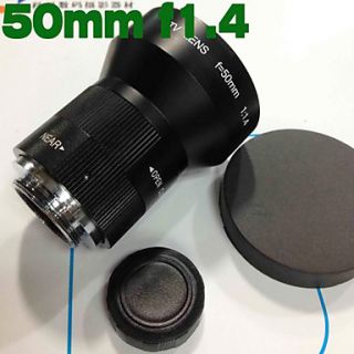 l50mm f1.4 c lente CCTV de montagem para GF1 GH1 g1 ep1 ep2 epl1 & NEX