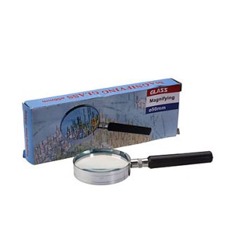 USD $ 2.49   50mm Handheld Magnifier,