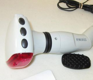Homedics Infrared Heat Body Massager Handheld w/ Attachments Model IR