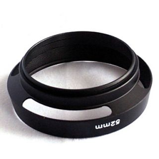 USD $ 5.19   52mm Metal Tilted Vented Lens Hood shade for Leica M LM