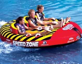 Speedzone 3 Inflatable Boat Towable Water Lake Tube