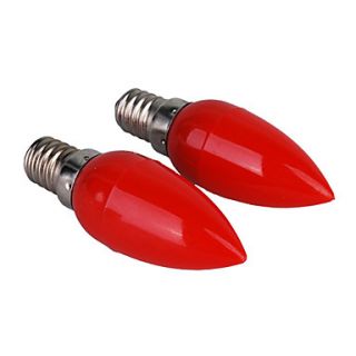 EUR € 7.53   E14 rött ljus LED ljus glödlampa (220V, 2 pack