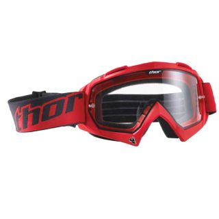 Thor Enemy Youth Kids Red MX ATV Motocross Goggles