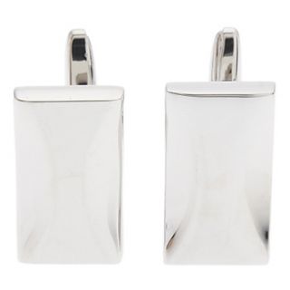 USD $ 5.19   Simply Silver Square Wineglass Cufflinks,