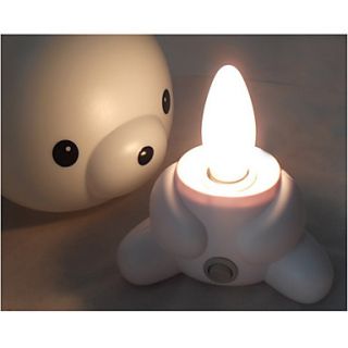 EUR € 22.53   bella forma di orso bianco caldo notte lampada luce