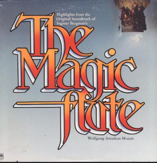 Ingmar Bergman Mozart Magic Flute Highlights LP