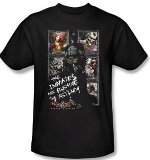  Batman Arkham Asylum Video Game Game Inmates DC T Shirt Top