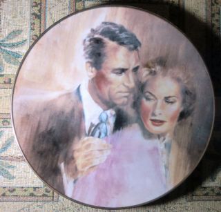 Indiscreet Cary Grant Ingrid Bergman Collector Plate