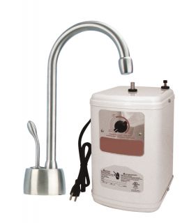 Satin Nickel Instant Hot Water Dispenser Faucet w Tank