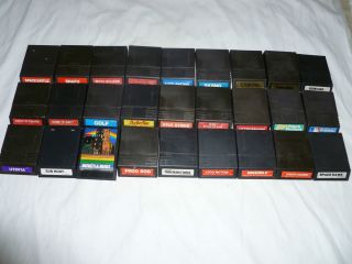 INTELLIVISION GAME LOT ADVANCED DUNGEONS DRAGONS BURGERTIME TRON MAZE