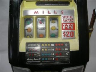  mills 10 cent 777 special award slot machine bell o matic corp 1940s