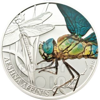Dragonfly World of Insects Silver Coin 2$ Palau 2010