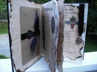 Book of Shadows 22 Wiccan Pagan Parchment Pages 8 1 2 x11 Altar Book