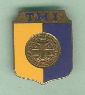 Antique Enamel Pin from Tennessee Military Institute