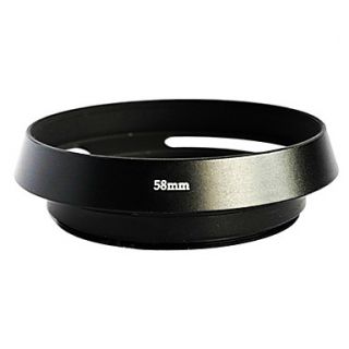 58 mm 52mm Metalen Tilted geventileerde zonnekap schaduw voor Leica M