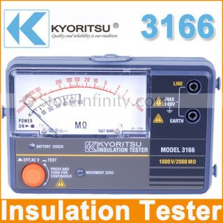 Analogue Insulation Tester Kyoritsu 3166