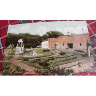 Vintage Postcard Electric Park Iola Kansas