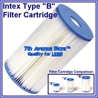 INTEX BRAND Always insist on Intex brand replacement cartridges for