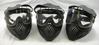 Invert Helix Lot of 3 Paintball Mask Tippman Goggle Clear Lens with