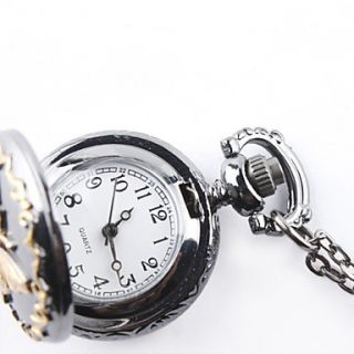 USD $ 6.59   Butterfly Effect Antique Pocket Watch Necklace,