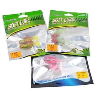 EUR € 3.49   60MM Lure 9G Pesca Soft (2 pezzi / sacco), Gadget a