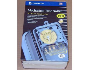 Intermatic Mechanical Residential Hardwired Timer T104R