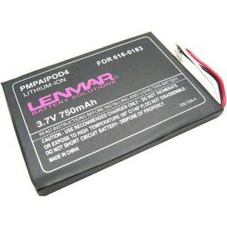 Lenmar PMPAIPOD4  Battery for Apple iPod 4G M9268CH A Music Players