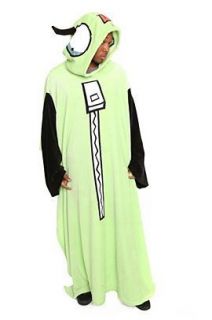 New Invader Zim Gir Soft Comfy Cozy Costume Snuggie Sleeves Throw