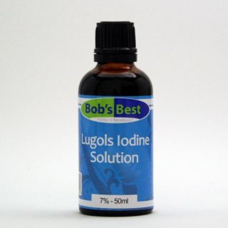 Lugols Iodine 7 Solution 50ml from Bobs Best Natural Health Range
