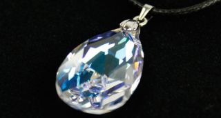 Sword Art Online Asuna Heart of Yui Swarovski Crystal Necklace