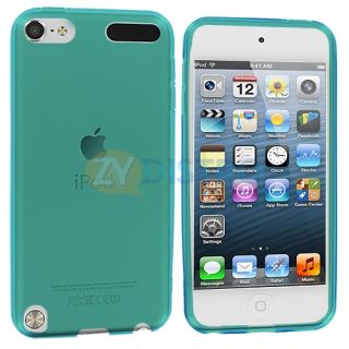  Rubber Transparent Skin Case Cover for iPod Touch 5th Gen 5g 5