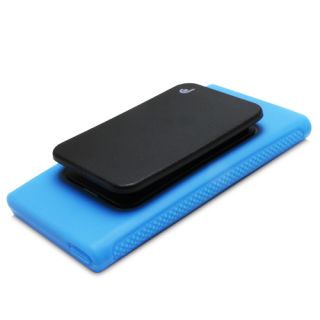  TPU Protector Case w Belt Clip for Apple iPod Nano 7th Gen Blue