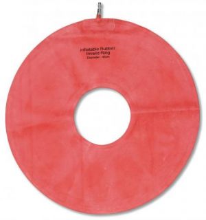 Invalid Cushion Ring Made of Natural Rubber Latex with A Metal Valve