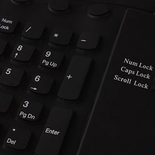 EUR € 14.62   sammenklappelig usb qwerty tastatur (sort), Gratis