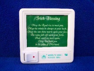 Ireland Irish Traditional Irish Blessing Nightlight