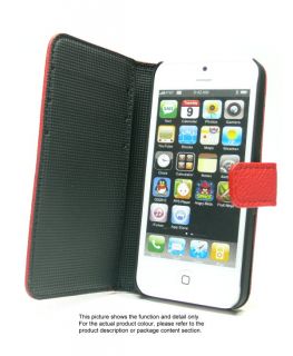  Wallet Flip Fold Stand Skin Cover Case for iPhone 5 U425D