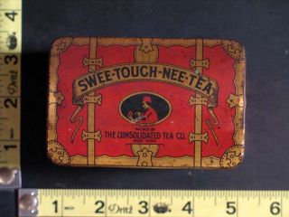 Vintage Swee Touch Nee Tea Consolidated Tea Company Tin