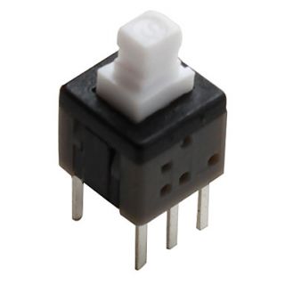 USD $ 3.39   PA66 6 pin Tact Switch (Lock, 20 Pieces a pack, 5.8x5.8mm