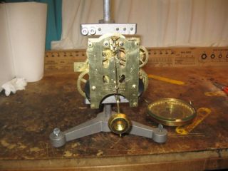 Antique Ansonia Iron Mantel Clock Glossy Finish