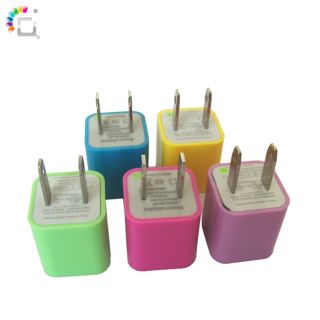  Color USB Adapter Wall Charger for Apple iPhone 3G 3GS 4G iPod Touch