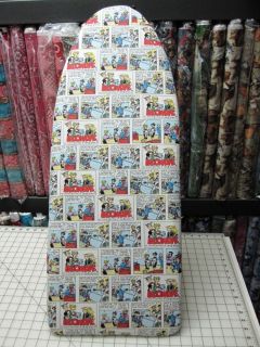 Comics 12x30 12x32 Reversible Tabletop Ironing Board Cover