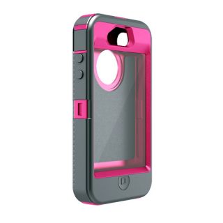  Defender Clip Pink Grey Thermal Case for iPhone 4 4G 4 s 4S New