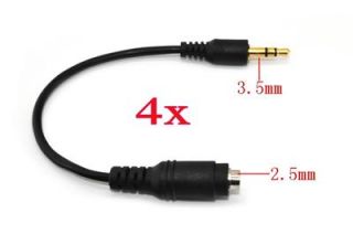 Pieces 3 5mm Male Plug to 2 5mm Female Jack Stereo Adapter Cable