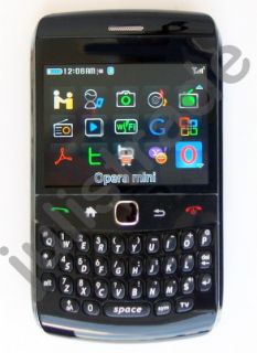 New Dual Sim Quad Band TV WiFi 9920 Black Phone 4GB Gif
