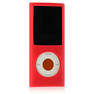 Dream Wireless iPod Nano 4G Silicone Skin Case Red
