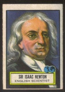 1952 LookN See 68 Sir Isaac Newton Scientist EX