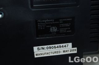 iSymphony W2C Wireless iPod Docking CD Speaker System